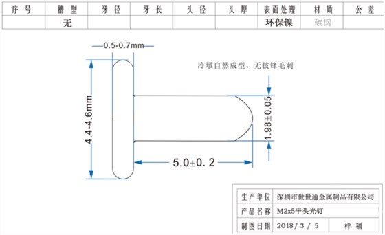 异形螺丝